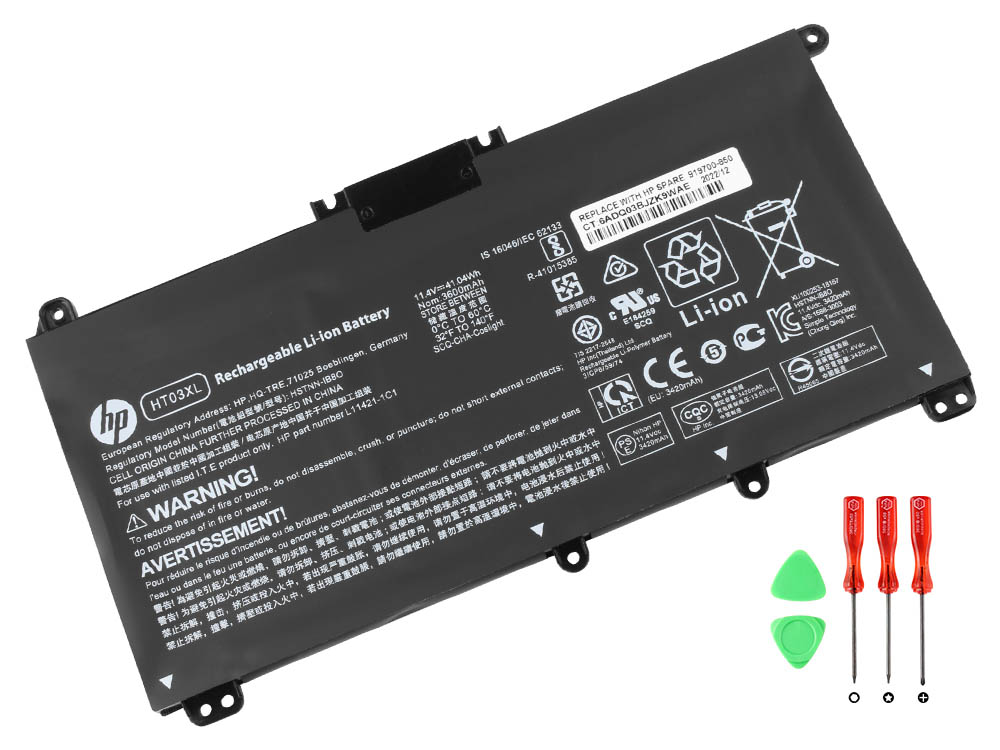 HP 15s-fq5000 15t-dy100 Batterier Original 3470mAh 41.9Wh