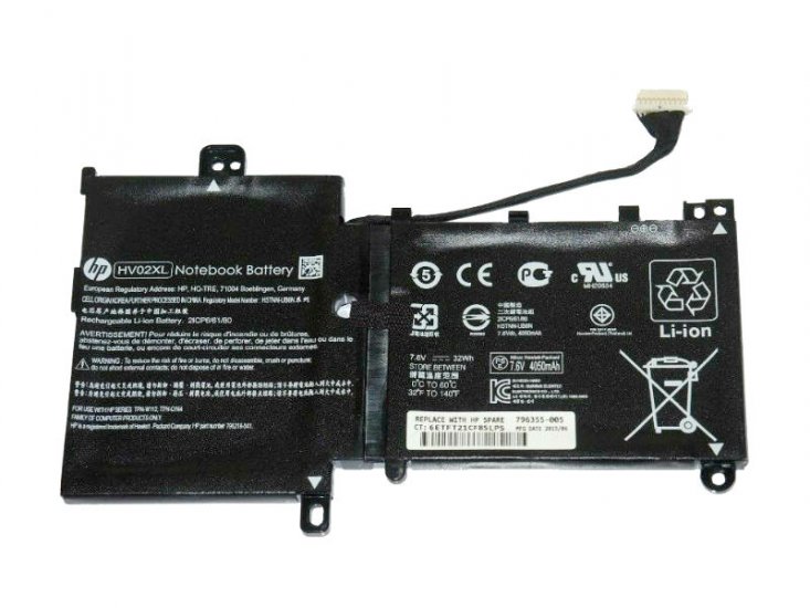 32Whr Batterier HP Pavilion 11-k000 x360 Convertible PC