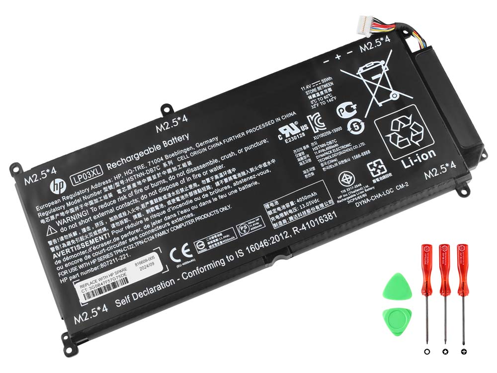 HP Envy 14t-j000 Batterier Original 4050mAh 48Wh