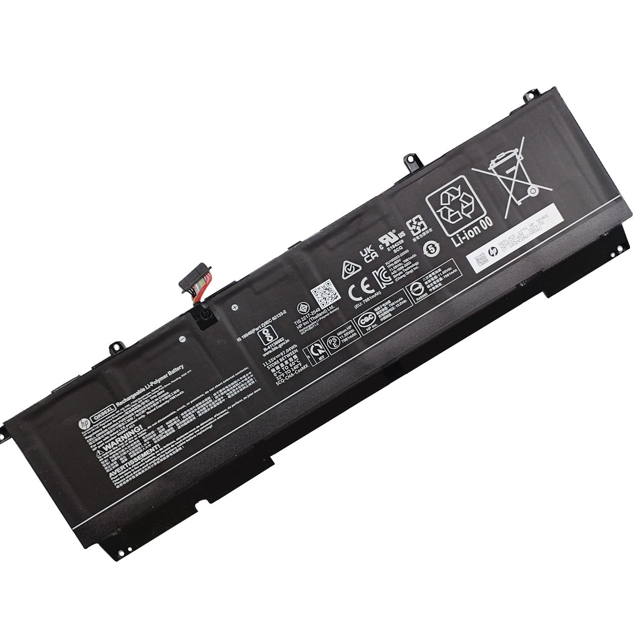 HP OMEN Transcend 16-u1000ca Batterier Original 7981mAh 97.04Wh