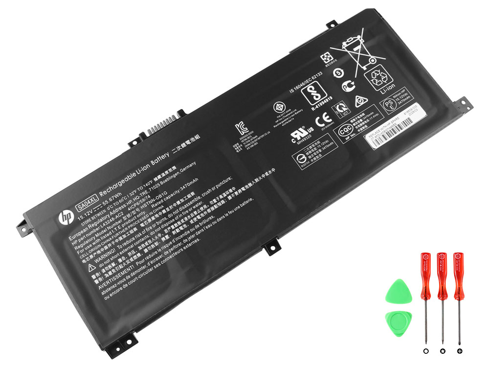 HP Envy 17-cw1000 17-cw1000ca Batterier Original 3470mAh 55.67Wh