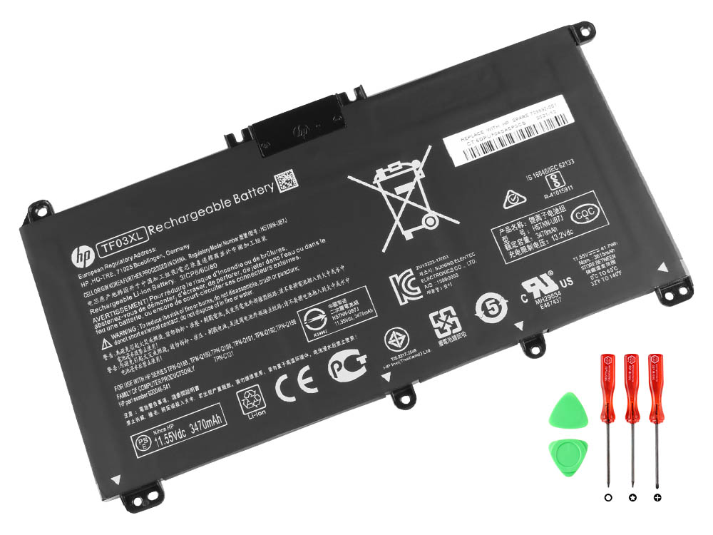 HP Pavilion x360 14-cd0300 Batterier Original 3630mAh 41.9Wh