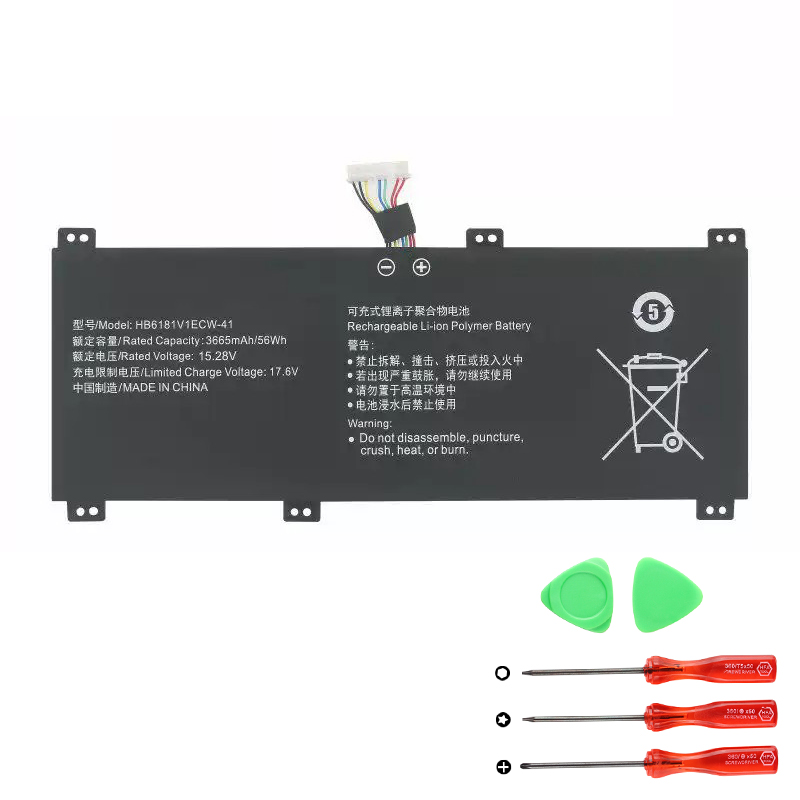 Huawei Honor HB6181V1ECW-41 Batterier Original 3665mAh 56Wh