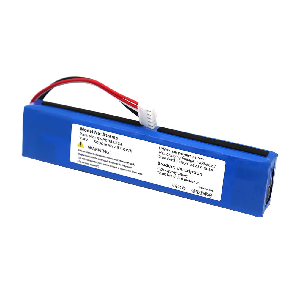 JBL GSP0931134 Bluetooth-h&ouml;gtalare Batterier 5000mAh 37Wh
