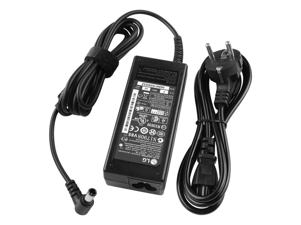 60W Laddare LG 24M38H-B 24M45HQ Monitor AC Adapter
