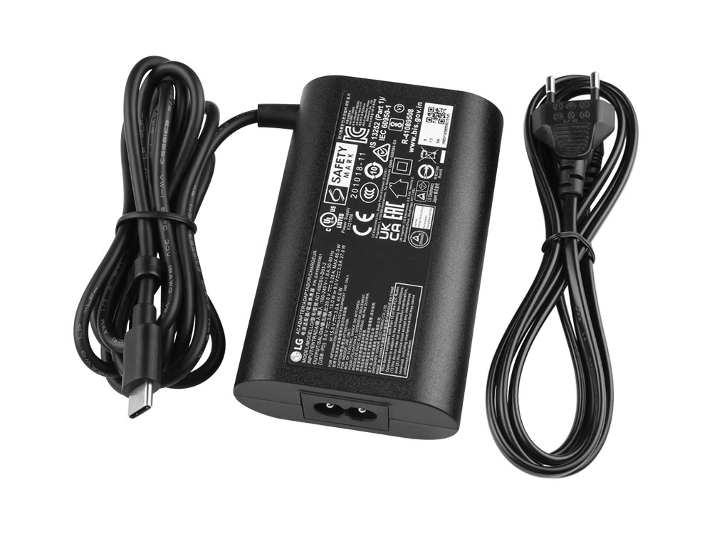 Original 65W USB-C Laddare LG EAD62565305 EAD61856503 AC Adapter