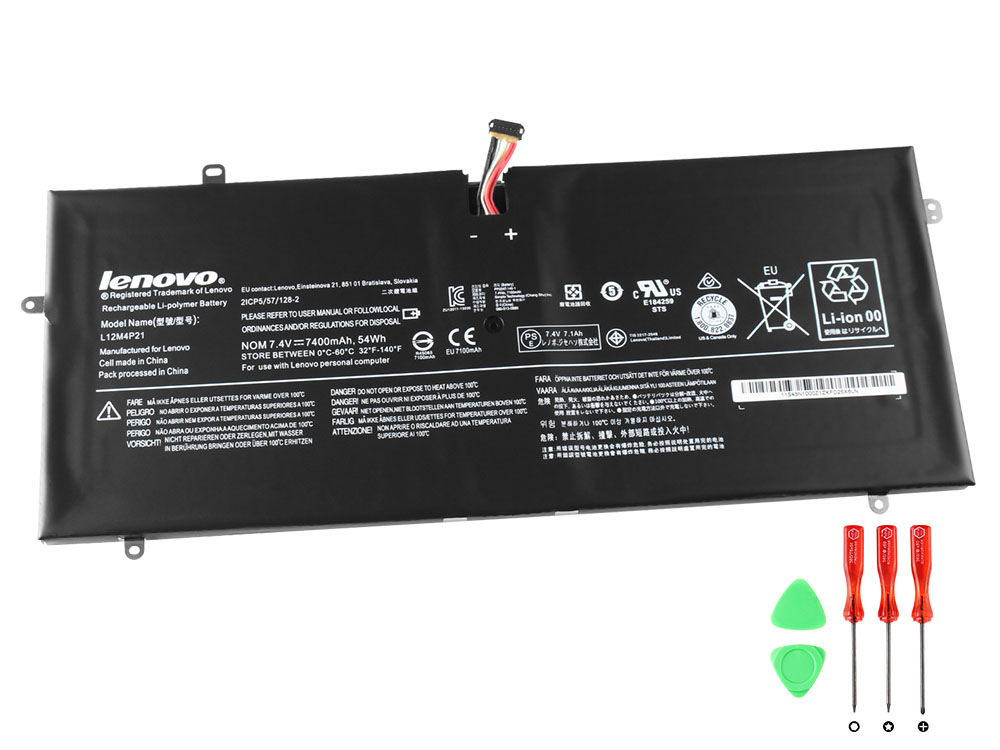 54Whr Lenovo 121500156 L12M4P21 Original Batterier