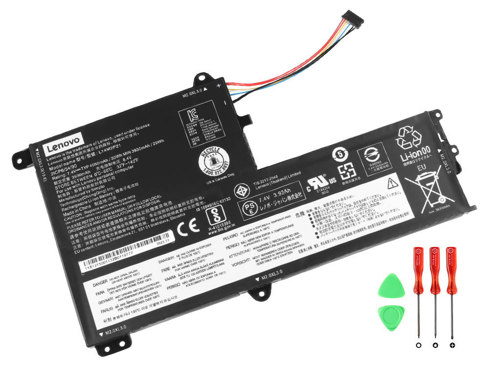 Lenovo B330S-14IKBR 81JU Batterier Original 30Wh 4050mAh