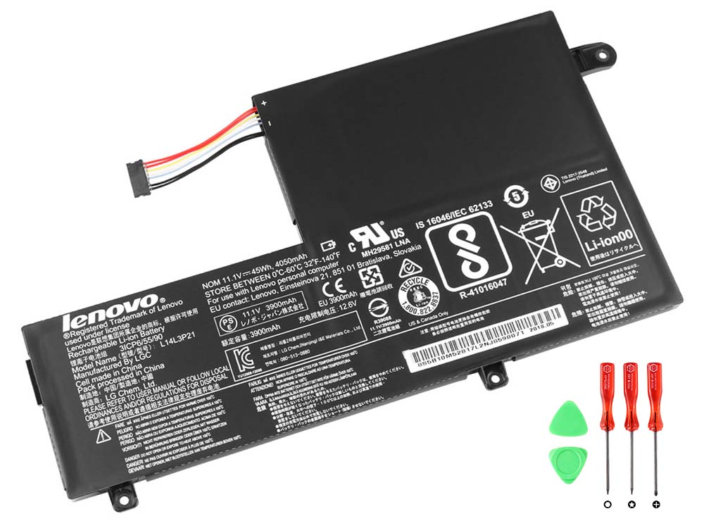 Batterier Original Lenovo IdeaPad 500-14ISK 80NS 45Whr