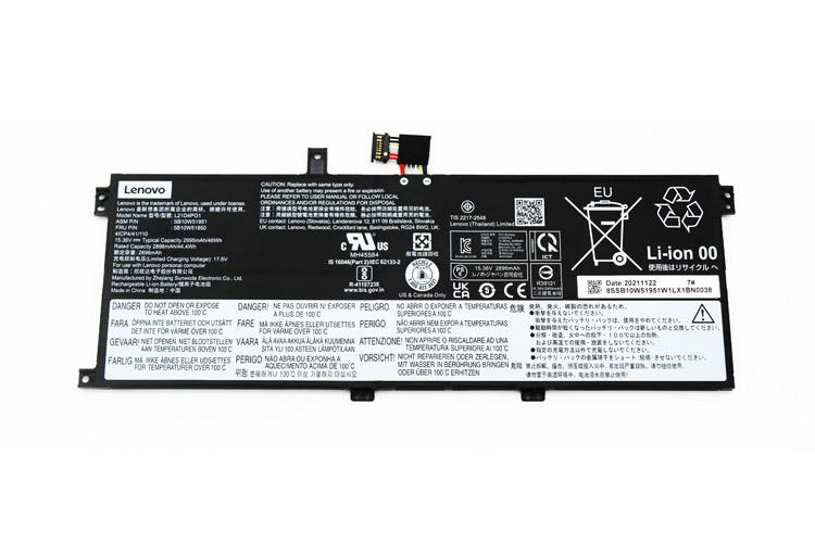 Lenovo ThinkPad L13 2-in-1 Gen 5 21LM 21LN Batterier Original 2995mAh 46Wh