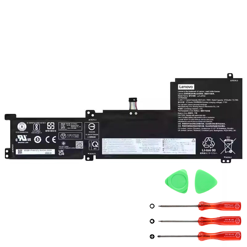 Lenovo 5B11F48155 5B11F48159 Batterier Original 76Wh
