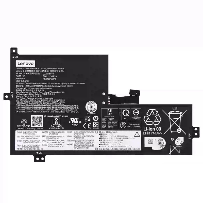 Lenovo 100w Gen 4 82VK 82VL Batterier Original 4156mAh 47Wh