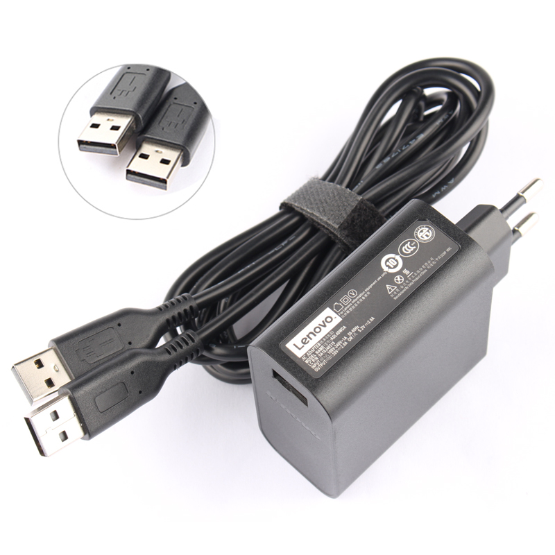 40W Original Adapter Laddare Lenovo Miix 2 Tablet + Kabel USB