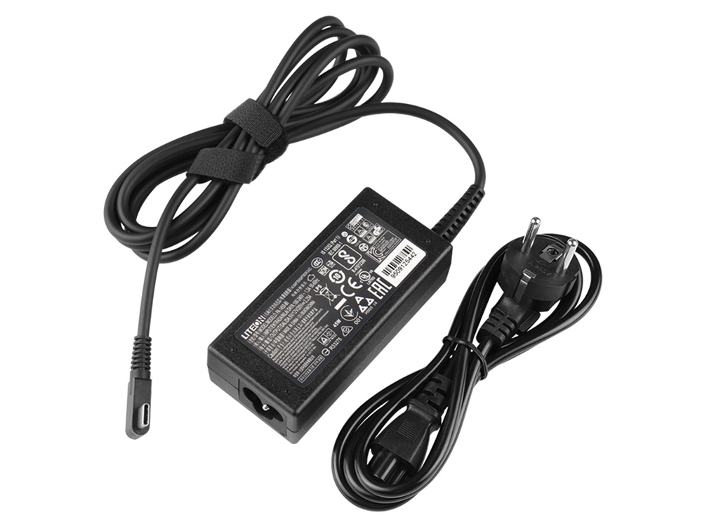 45W USB-C Acer Chromebook 315 CB315-3HT-C7BF AC Adapter Laddare