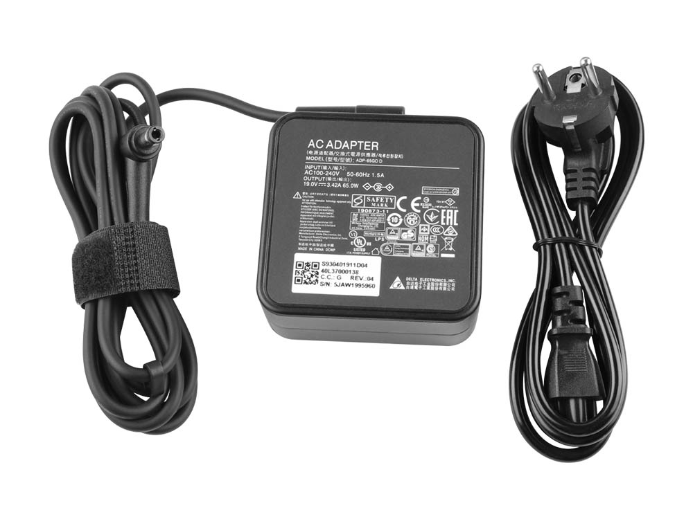 MSI CR610 MS-1684 Laddare AC Adapter Original 65W + Kabel