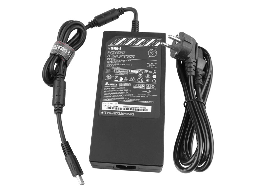 Gigabyte Aorus Master 18 AM8H Laddare AC Adapter Original 400W + Kabel