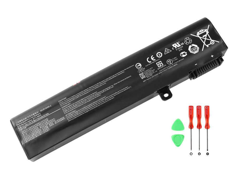 4730mAh 51Wh MSI 925Q2032H 31CR19/66-2 Batterier