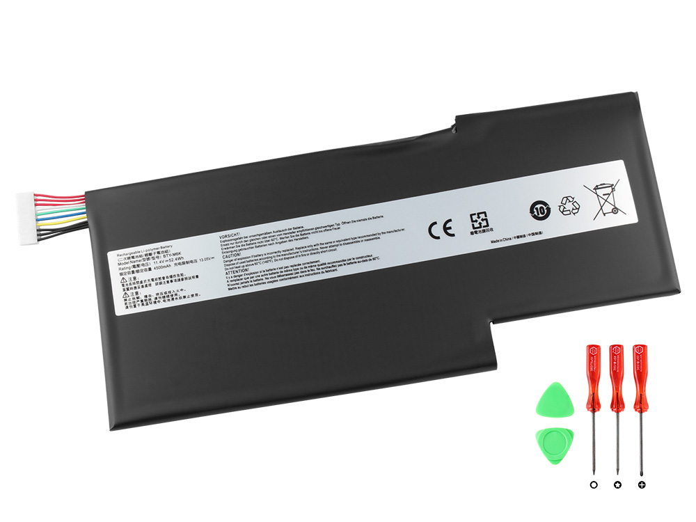Batterier MSI 9S7-16R821-016 4600mAh 52.4Wh