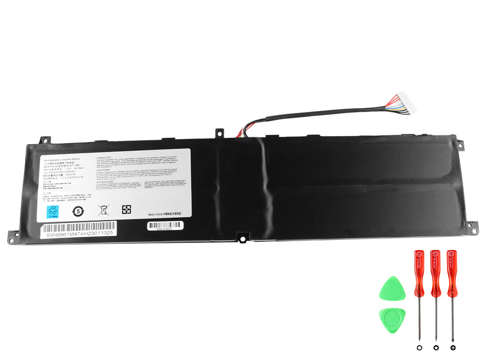5280mAh 80.25Wh Batterier MSI GS65 9SE MS-16Q4