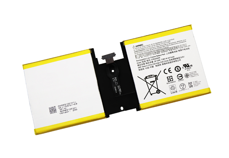 Original Batterier Microsoft G16QA043H 3411mAh 26.12Wh