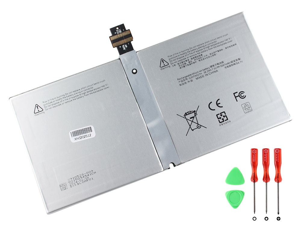 Original Batterier Microsoft DYNR01 G3HTA026H 5087mAh 38.2Wh