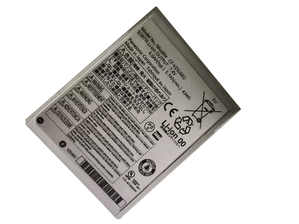 Batterier Panasonic CF-VZSU66U VZSU66U 5.7Ah 43Wh