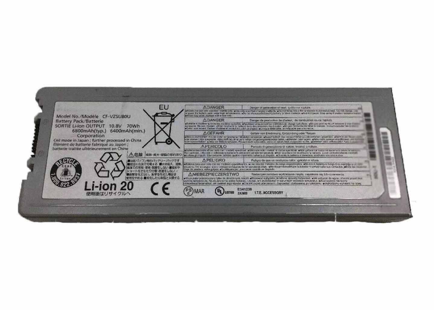 Original 6800mAh 70Wh Batterier Panasonic CF-VZSU82U