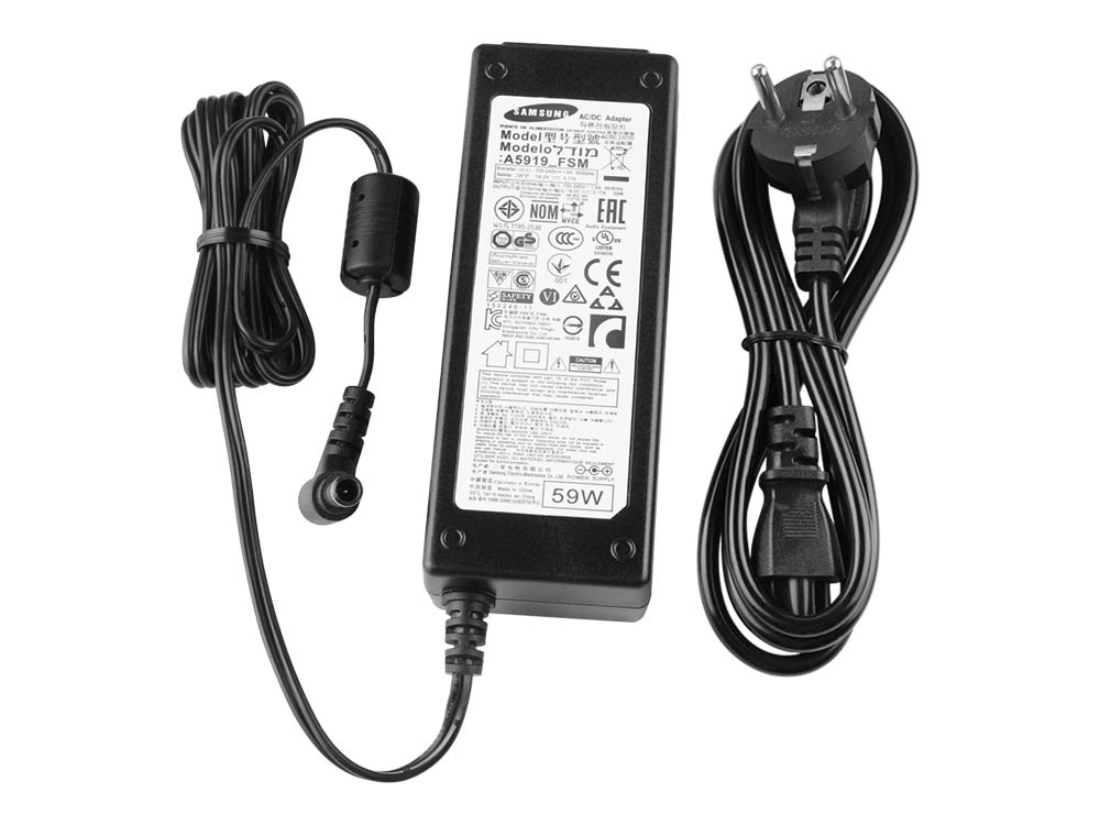 Original 59W Laddare Samsung A5919-FSM AC Adapter + Kabel