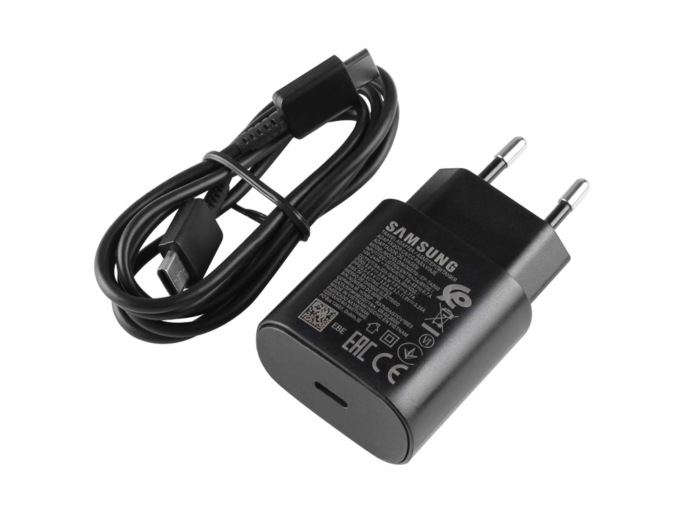 Original 25W USB-C Laddare Samsung Galaxy A13 AC Adapter