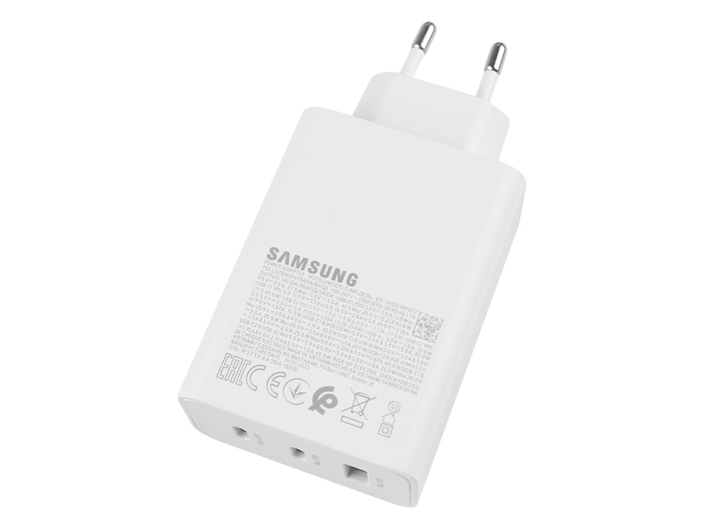 Original 65W Samsung Galaxy Book 13 NP935XDB Trío Adapter Laddare