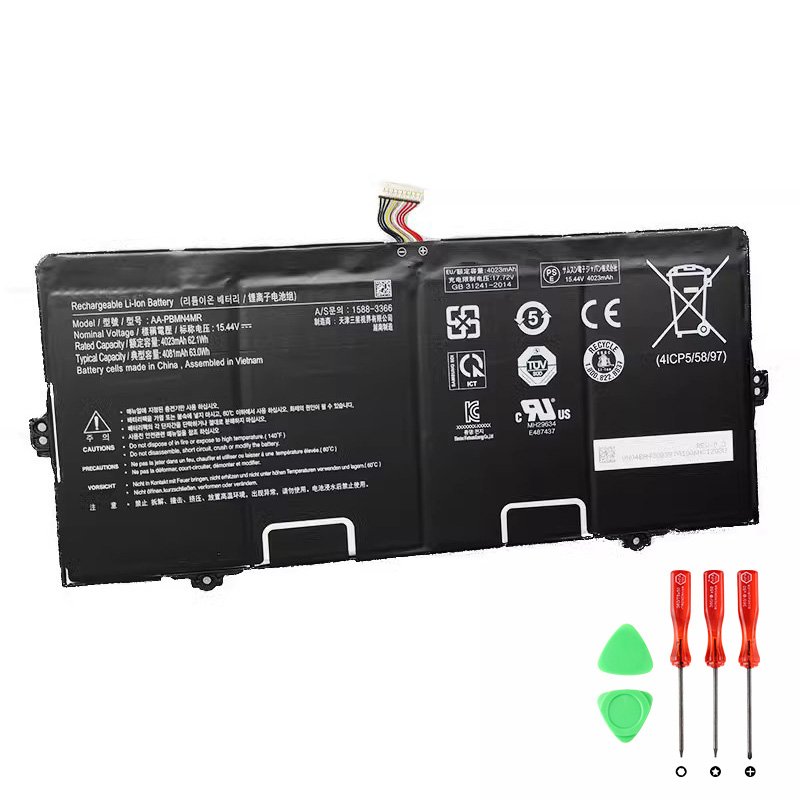 Batterier Samsung Galaxy Book Pro 360 13 4023mAh 62.1Wh
