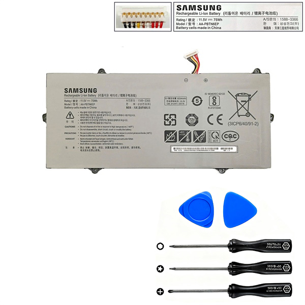 Original Batterier Samsung 900X3T 900X3T-K01 6534mAh 75Wh