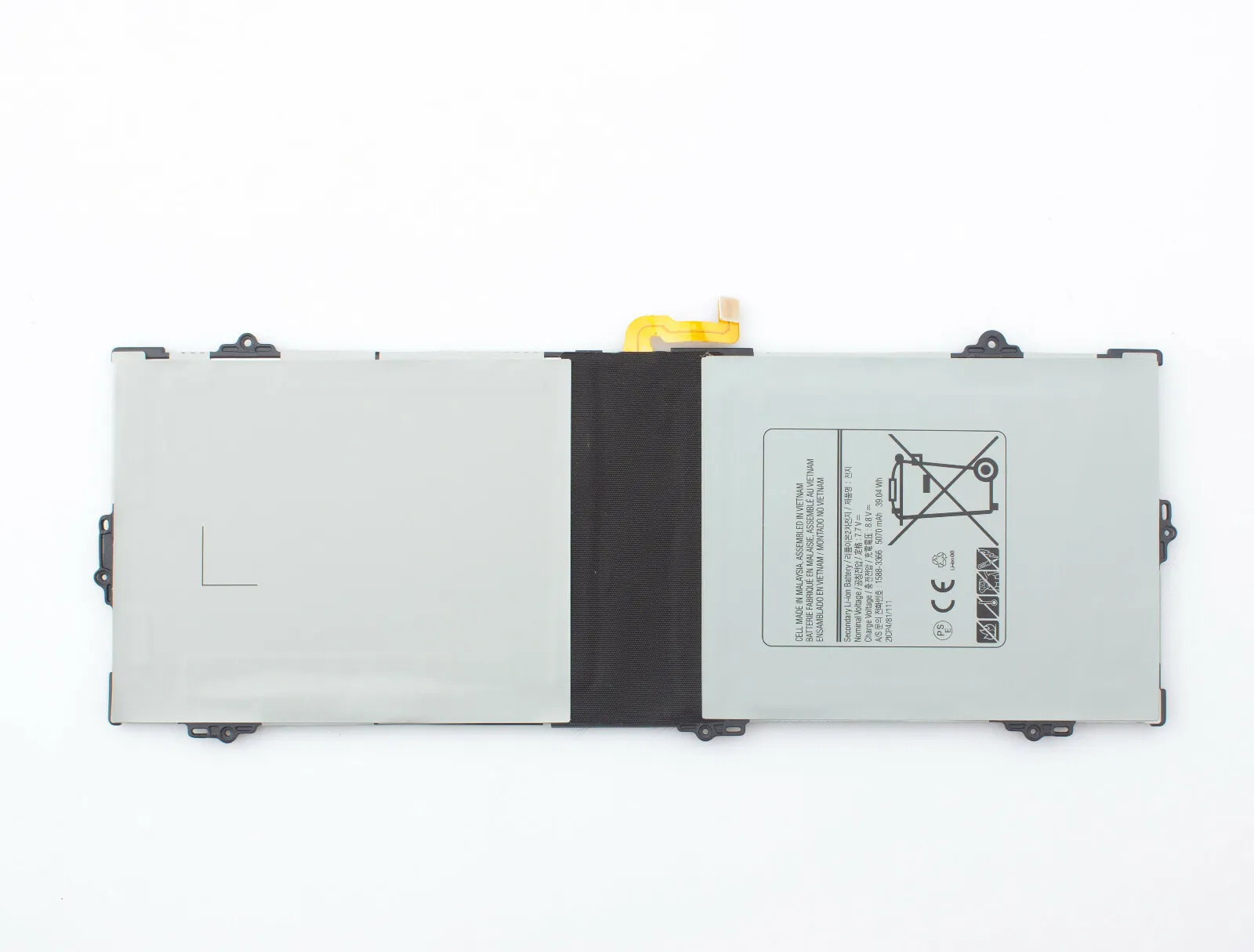 Batterier Samsung ChromeBook Plus V2 XE521QAB Series 5070mAh 39.04Wh