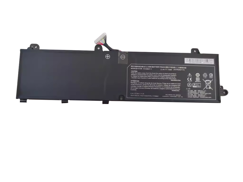 Batterier Clevo 6-87-PC50S-72A03 6400mAh 73Wh