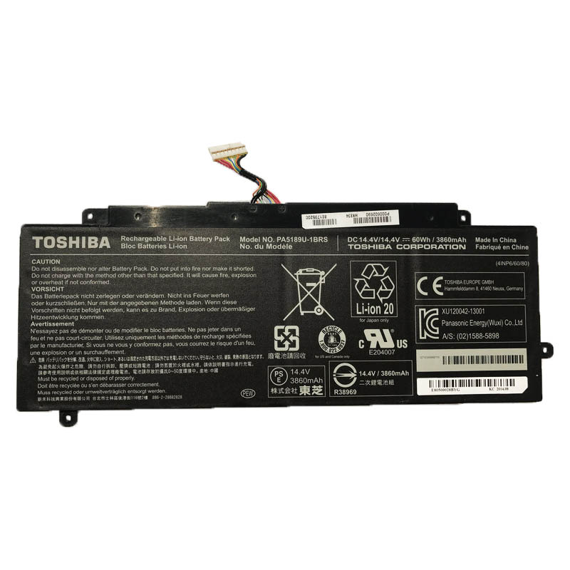 Original Batterier Toshiba PA5189U-1BRS 3860mAh 60Wh