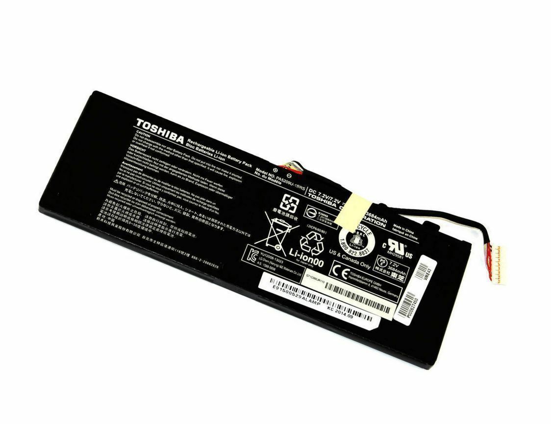 Original Batterier Toshiba P000627450 PA5209U-1BRS 3684mAh 28Wh