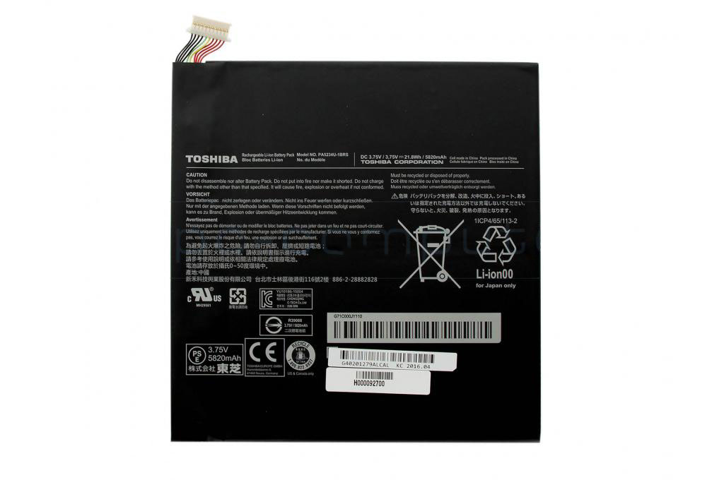 Original Batterier Toshiba PA5234U-1BRS 5820mAh 21.8Wh