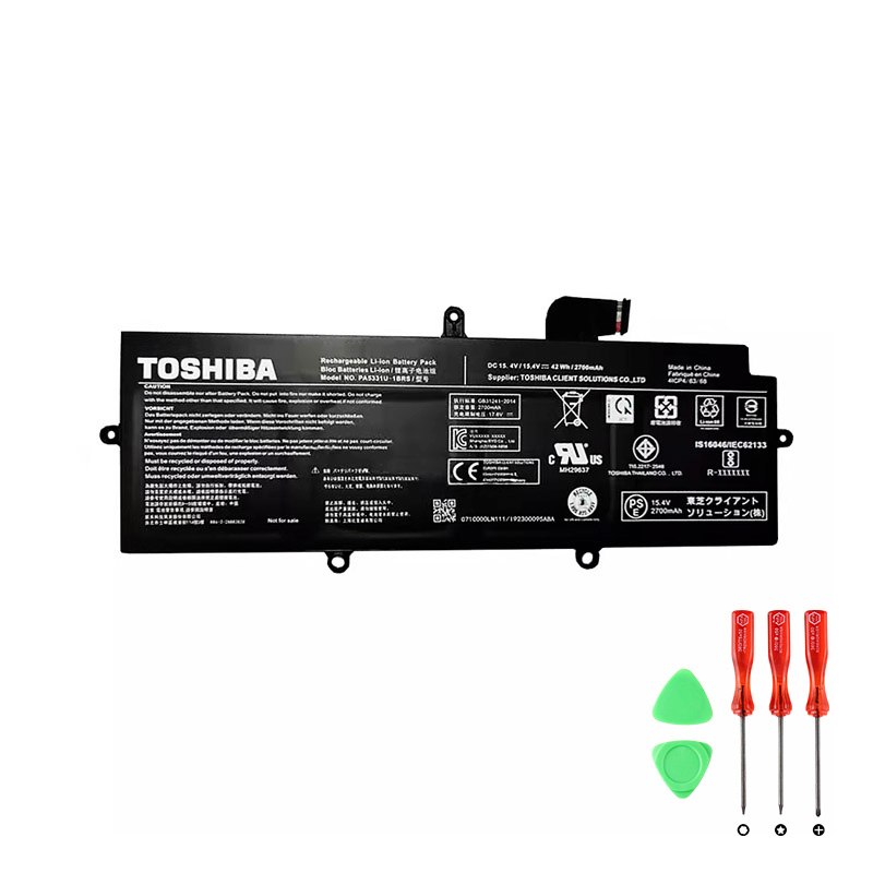 Original Batterier Toshiba Dynabook Portege A30-E-17R 2700mAh 42Wh